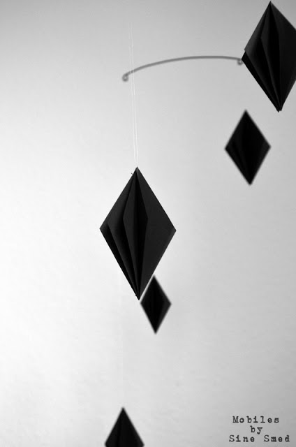 Paper Diamonds, Mobiles by Sine Smed