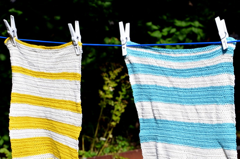 Hæklede håndklæder