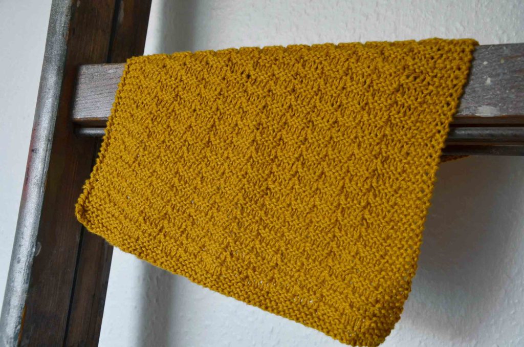 DIY, Strikket håndklæde, knitted towel