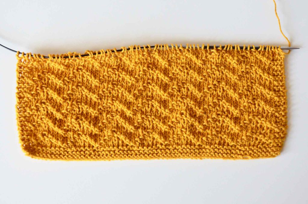 strikkediagram strikket karklud opskrift