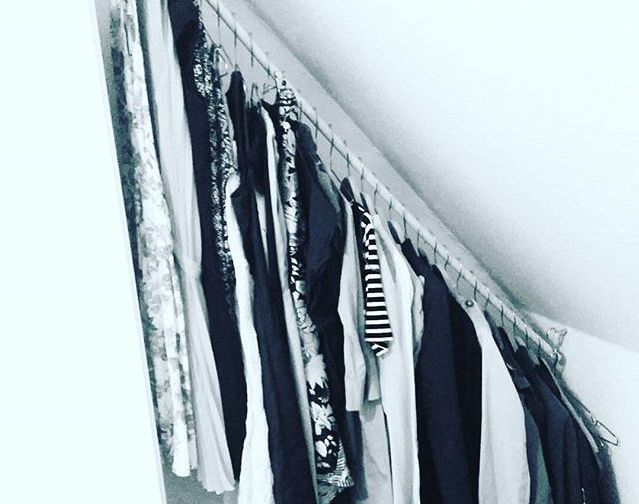 Skråvæg garderobe DIY